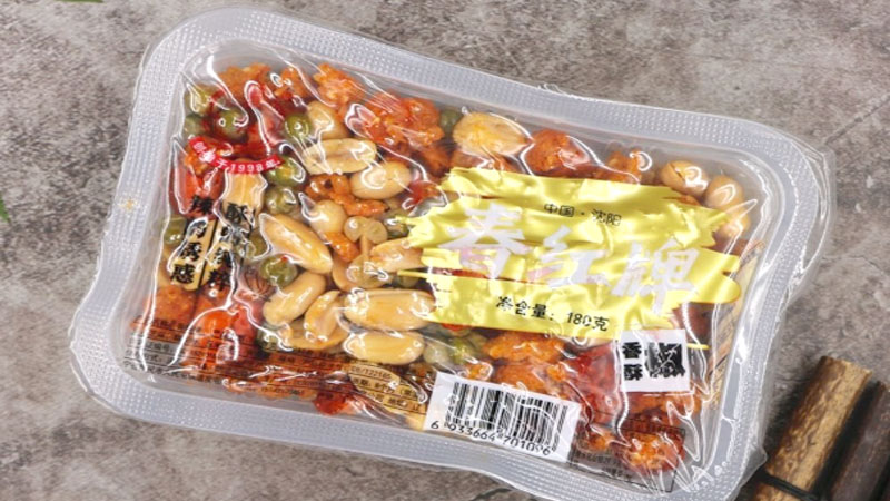 Вакуумная упаковочная машина для лотков с арахисом для закусок
   