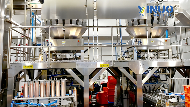 Multihead Weigher Ice Cube Cup Filling Sealing and Capping Machine